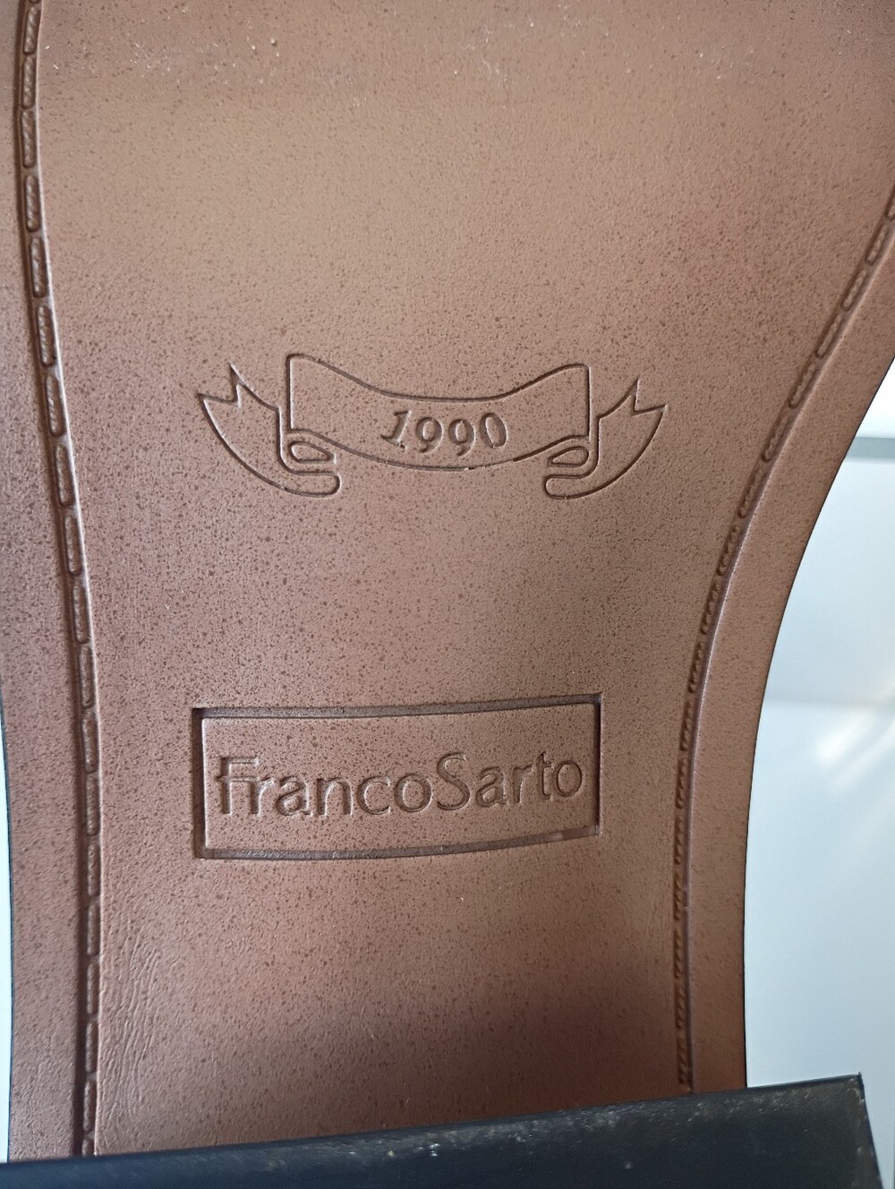 Franco Sarto Black Patent Leather Penny Loafers - Picture 11 of 11